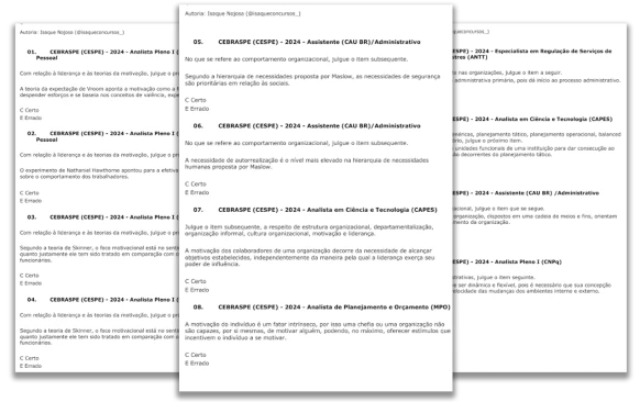 Simulados Mensais e Semanais com Gabarito Comentado